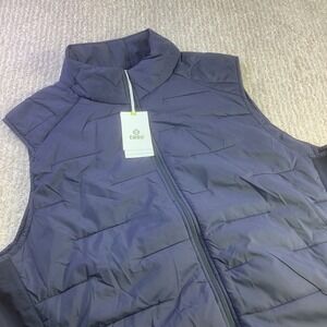 Tasc Performance Mens Windermere Hybrid Vest Classic Navy Blue Size Large NWT